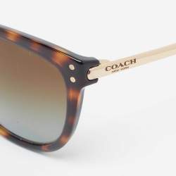 Coach Tortoise/Brown Gradient L072 Celia Cat-Eye Sunglasses