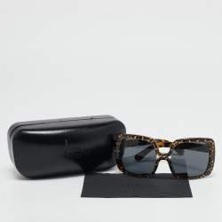 Coach Tortoise Brown/Black 551987 Spotty Oversized Sunglasses