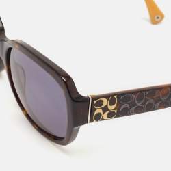 Coach Dark Tortoise/Black HC 8001 Emma Oversized Sunglasses