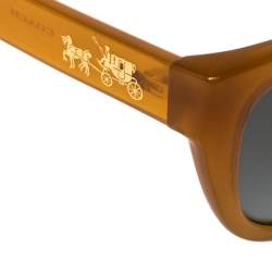 Coach Amber/Grey Gradient 546311 Cat Eye Sunglasses