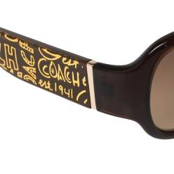 Coach Brown Acetate Tenley 629A Gradient Sunglasses