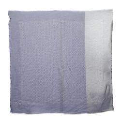 Coach Blue Monogram Pattern Modal Scarf