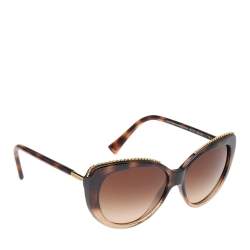 Coach Glitter Dark Tortoise/ Brown Gradient HC8157 Cat Eye Sunglasses