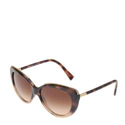 Coach Glitter Dark Tortoise/ Brown Gradient HC8157 Cat Eye Sunglasses