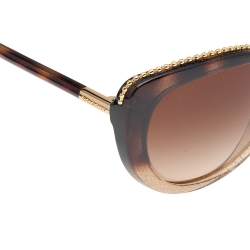 Coach Glitter Dark Tortoise/ Brown Gradient HC8157 Cat Eye Sunglasses