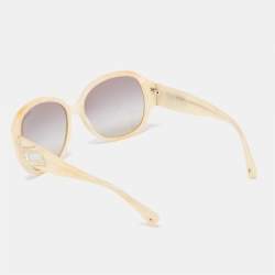 Coach White Marble 5071/11 Oval Gradient Sunglasses