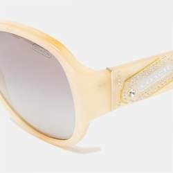 Coach White Marble 5071/11 Oval Gradient Sunglasses