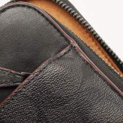 Coach Black Signature Coated Canvas and Leather Laptop Sleeve
