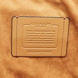 Coach Black Signature Coated Canvas and Leather Laptop Sleeve