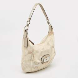 Coach Multicolor Signature Canvas and Sequins Kristine Hobo