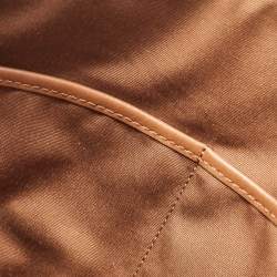 Coach Brown/Beige Signature Coated Canvas and Leather Ava Tote