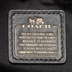 Coach Black Leather Blake Carryall 25 Tote