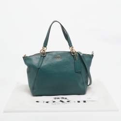 Coach Green Leather Small Kelsey Satchel