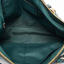 Coach Green Leather Small Kelsey Satchel