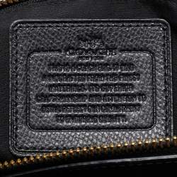 Coach Black Leather Large Christie Carryall Satchel  