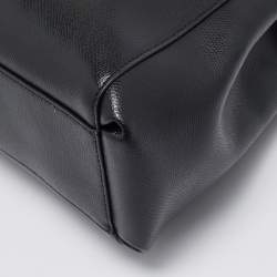 Coach Black Leather Large Christie Carryall Satchel  