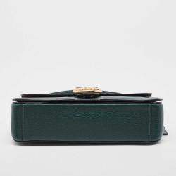 Coach Green Leather Georgie Shoulder Bag