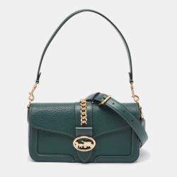 Coach Green Leather Georgie Shoulder Bag