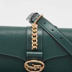 Coach Green Leather Georgie Shoulder Bag