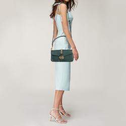 Coach Green Leather Georgie Shoulder Bag
