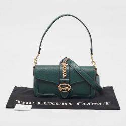 Coach Green Leather Georgie Shoulder Bag