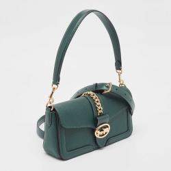 Coach Green Leather Georgie Shoulder Bag