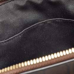 Coach Brown Signature Coated Canvas and Leather Sierra Satchel