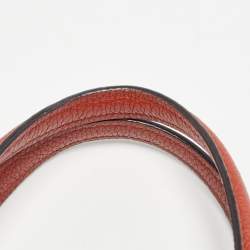 Coach Brick Brown Leather Prairie Satchel