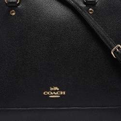 Pre Owned Coach Black Leather Sierra Satchel