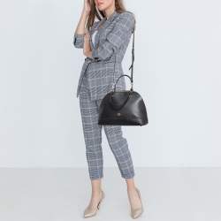 Pre Owned Coach Black Leather Sierra Satchel