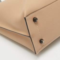 Coach Beige/Grey Leather Willow Tote