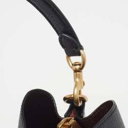 Coach Black Leather Willow Bucket Bag