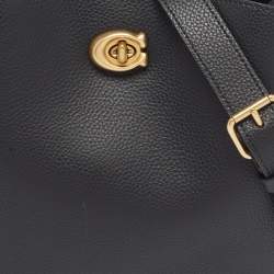 Coach Black Leather Willow Bucket Bag