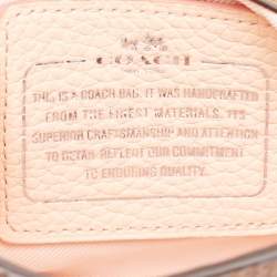 Pre Owned Coach Brown Leather Rivets Dakotah Crossbody Bag