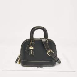 Coach Black Leather Revel Satchel