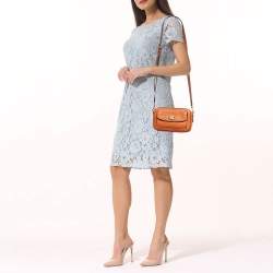 مملوكة مسبقًا Coach Brick Brown Leather Willow Camera Bag