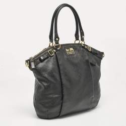 Coach Black Leather Sophia Madison Tote