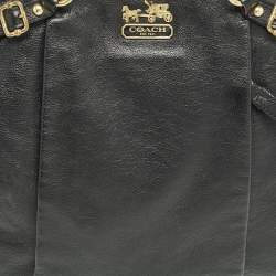 Coach Black Leather Sophia Madison Tote