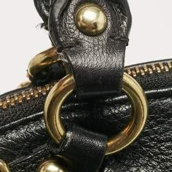 Coach Black Leather Sophia Madison Tote