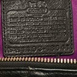 Coach Black Leather Sophia Madison Tote