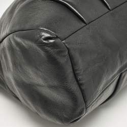 Pre Owned Coach Black Leather Madison Pinnacle Carrie Satchel