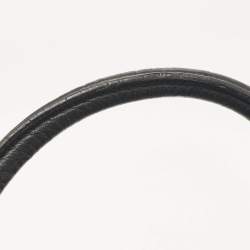 Pre Owned Coach Black Leather Madison Pinnacle Carrie Satchel