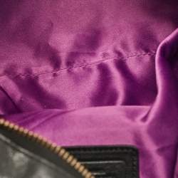 Pre Owned Coach Black Leather Madison Pinnacle Carrie Satchel