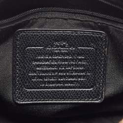 Pre Owned Coach Black Leather Mini Bennett Satchel
