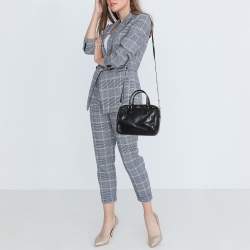 Pre Owned Coach Black Leather Mini Bennett Satchel