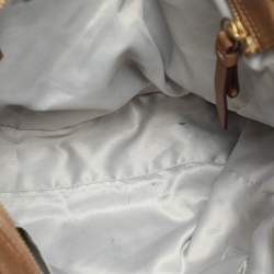 Coach Brown Embossed Leather South Tote