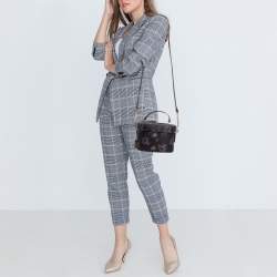 Coach Black Ribbon Bouquet Print Leather Kay Crossbody Bag