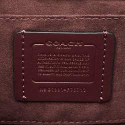 Coach Black Ribbon Bouquet Print Leather Kay Crossbody Bag