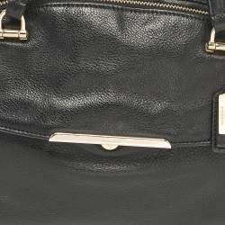 Coach Black Leather Madison Georgie Satchel