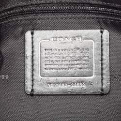 Pre Owned Coach Metallic Leather Chelsea Hobo